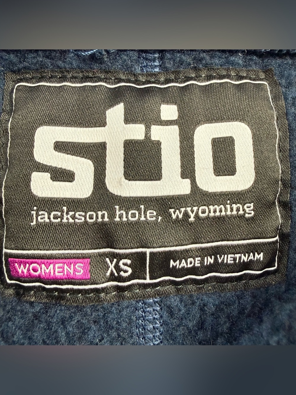 Stio Sweetwater Fleece Hoodie Women’s XS Navy Blue Outdoor Pullover Gorpcore - Picture 3 of 10
